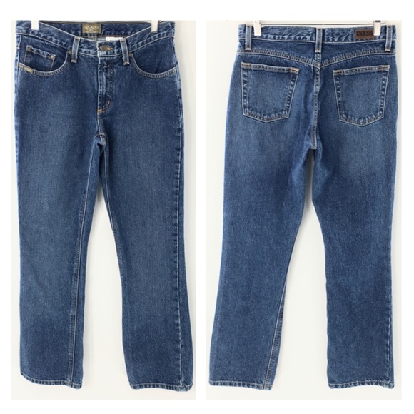 Rockies Denim - Rockies Women Western Jeans Blue 5 Pocket Slim Boot Cut Prescott Sz 8 S 29 x 30